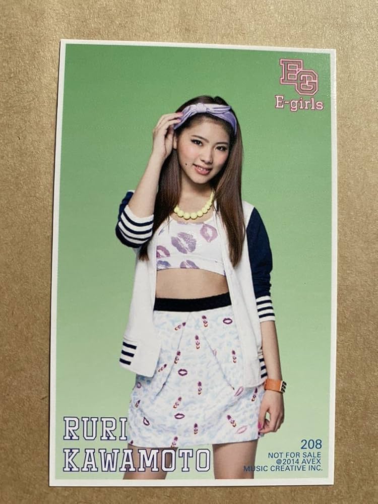 Amazon.co.jp: E-girls Kawamoto Ri Trading Card : Toys & Games